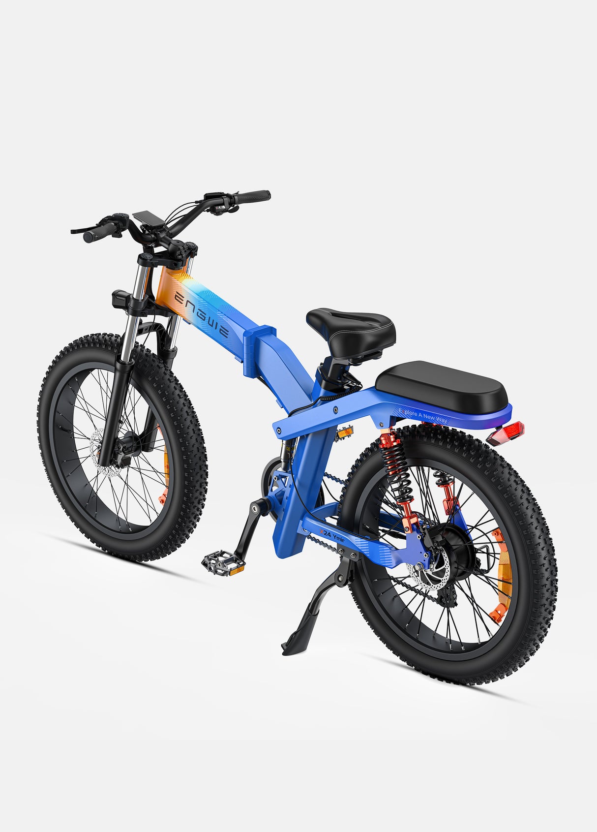 side view of engwe x24 fat tire e-bike