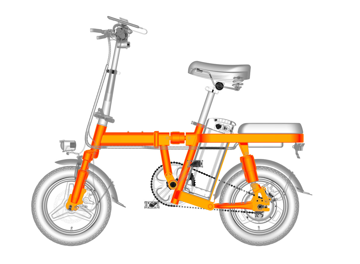 engwe t14 e-bike frame