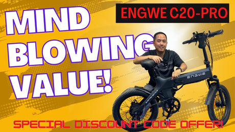 ENGWE C20 PRO FULL REVIEW - A SUPER VALUE 500WATT FOLDING EBIKE UNDER $900!