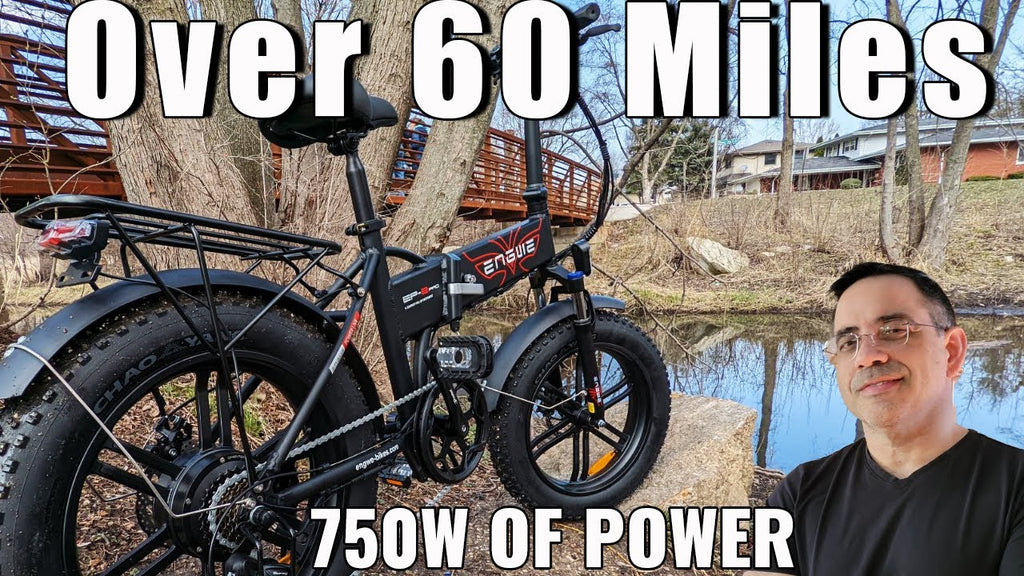 Go over 60 Miles with the New EP-2 PRO | 750W FOLDING ELECTRIC MOUNTAIN BIKE