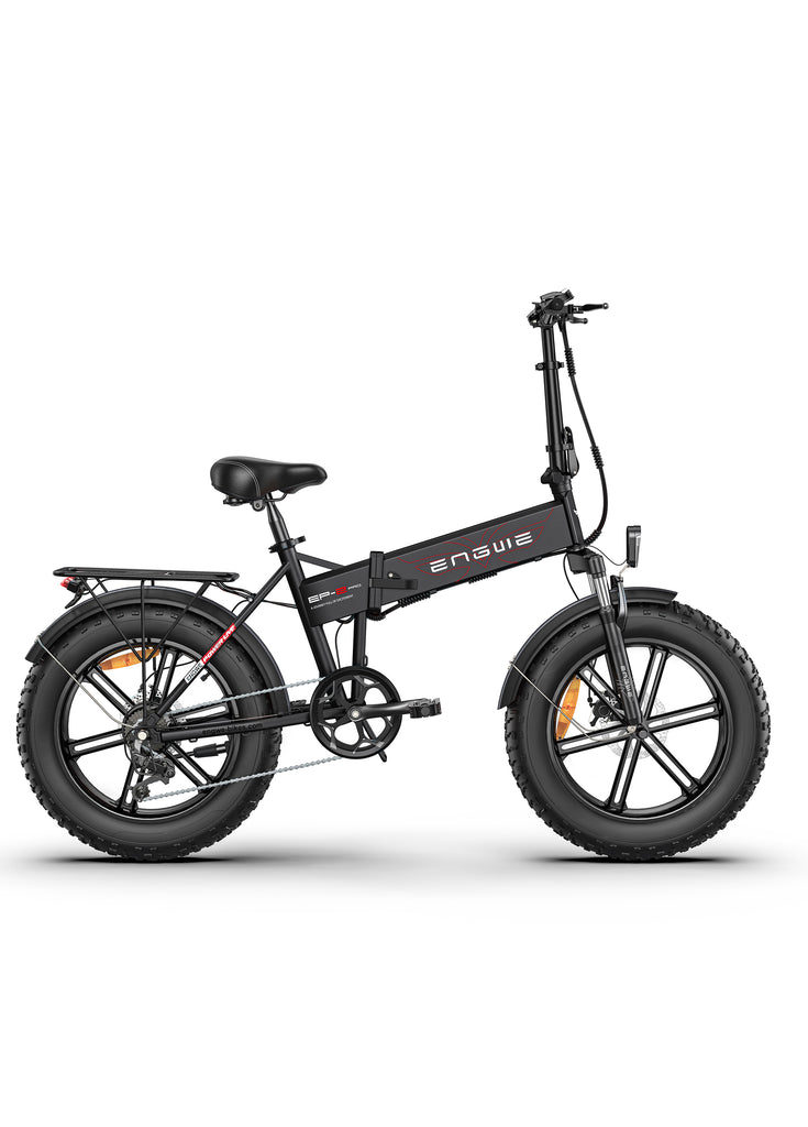a black engwe ep-2 pro fat tire electric bike