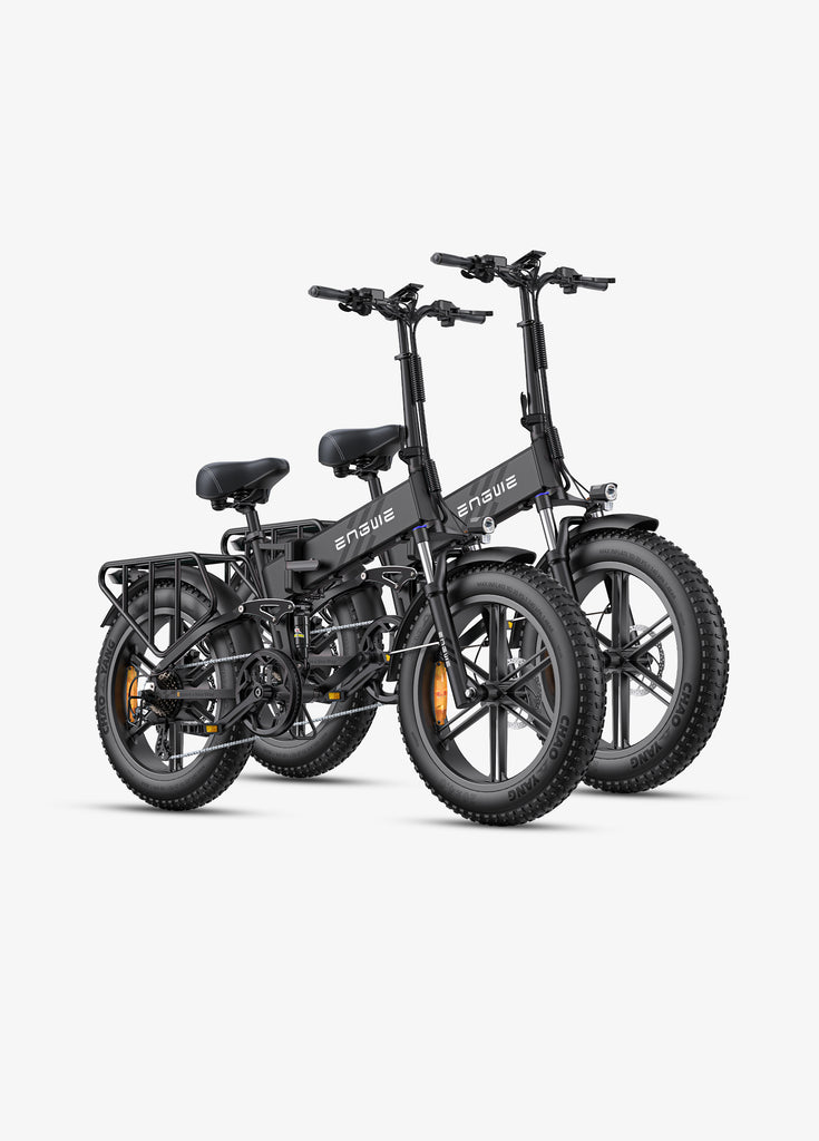 2 space black engwe engine pro 2.0 electric folding bikes