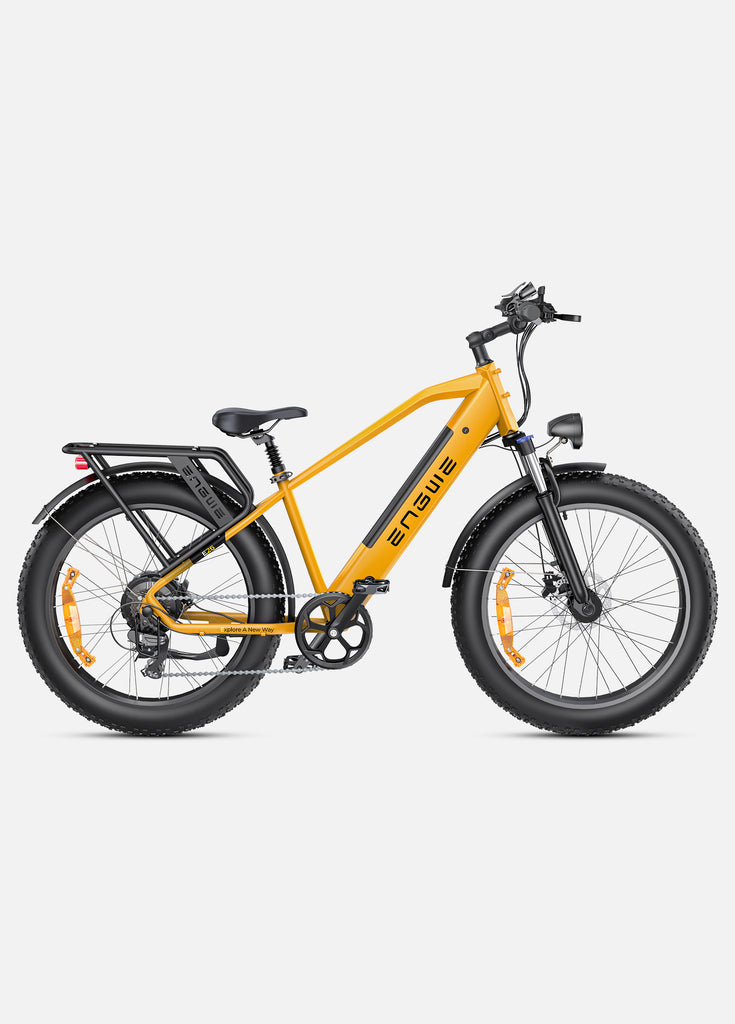 a bumblebee yellow engwe e26 all terrain electric bike