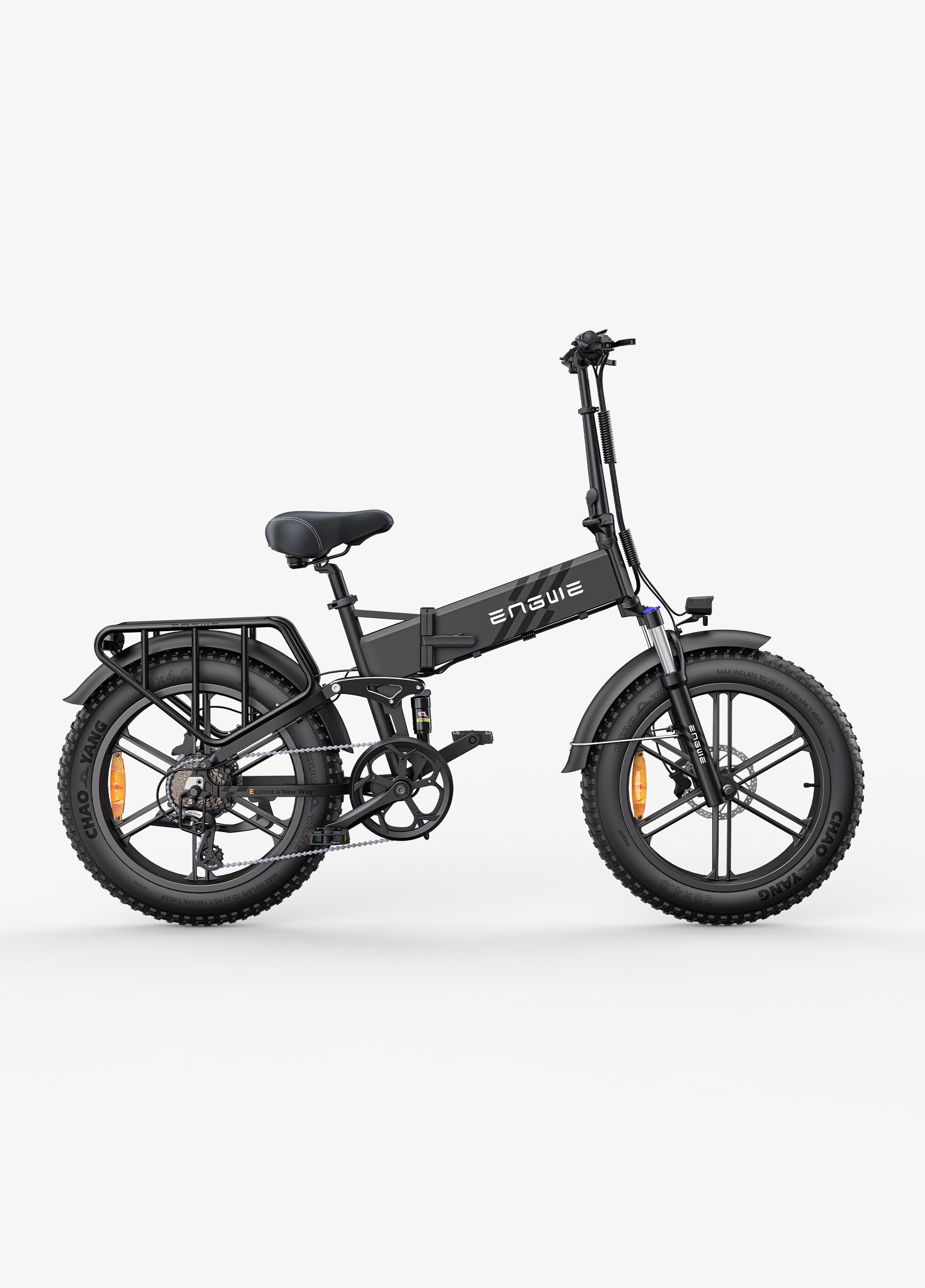 space black engwe engine pro 2.0 electric fat tire bike