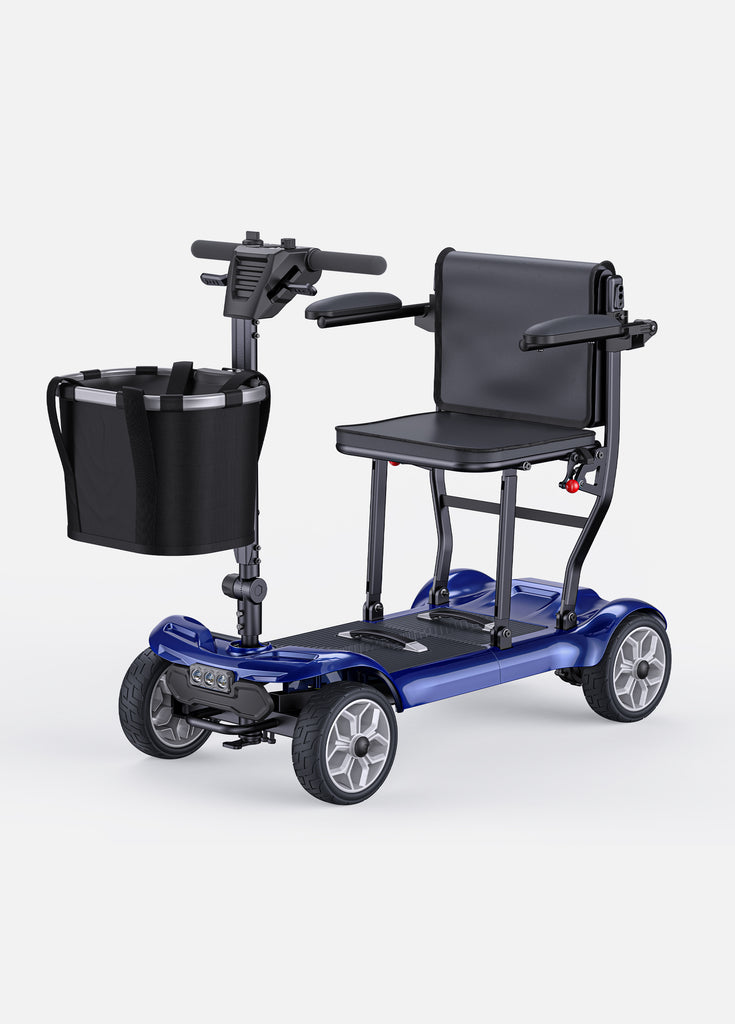 a blue engwe ease 2 pro electric mobility scooter