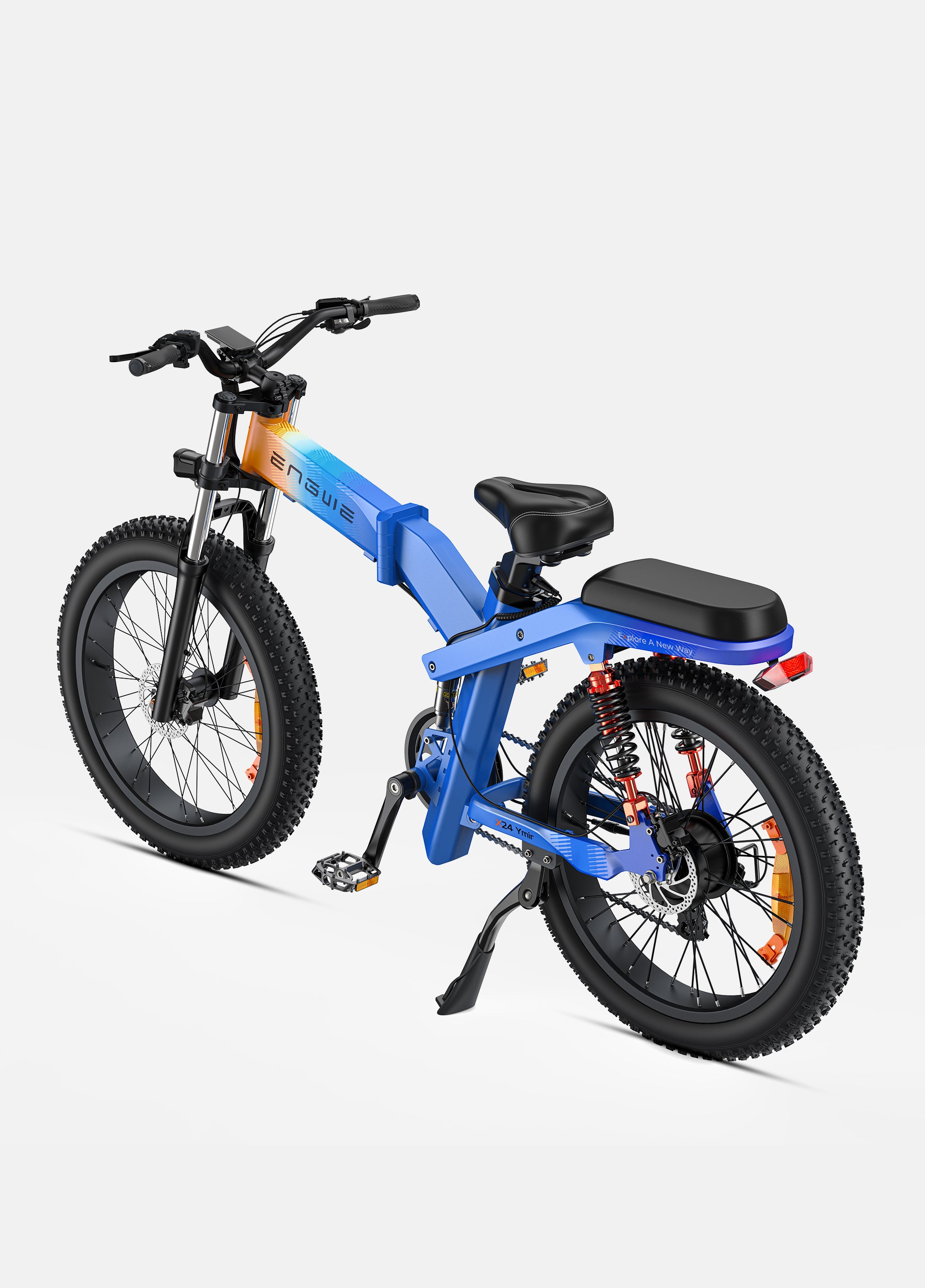 side view of engwe x24 fat tire electric bike