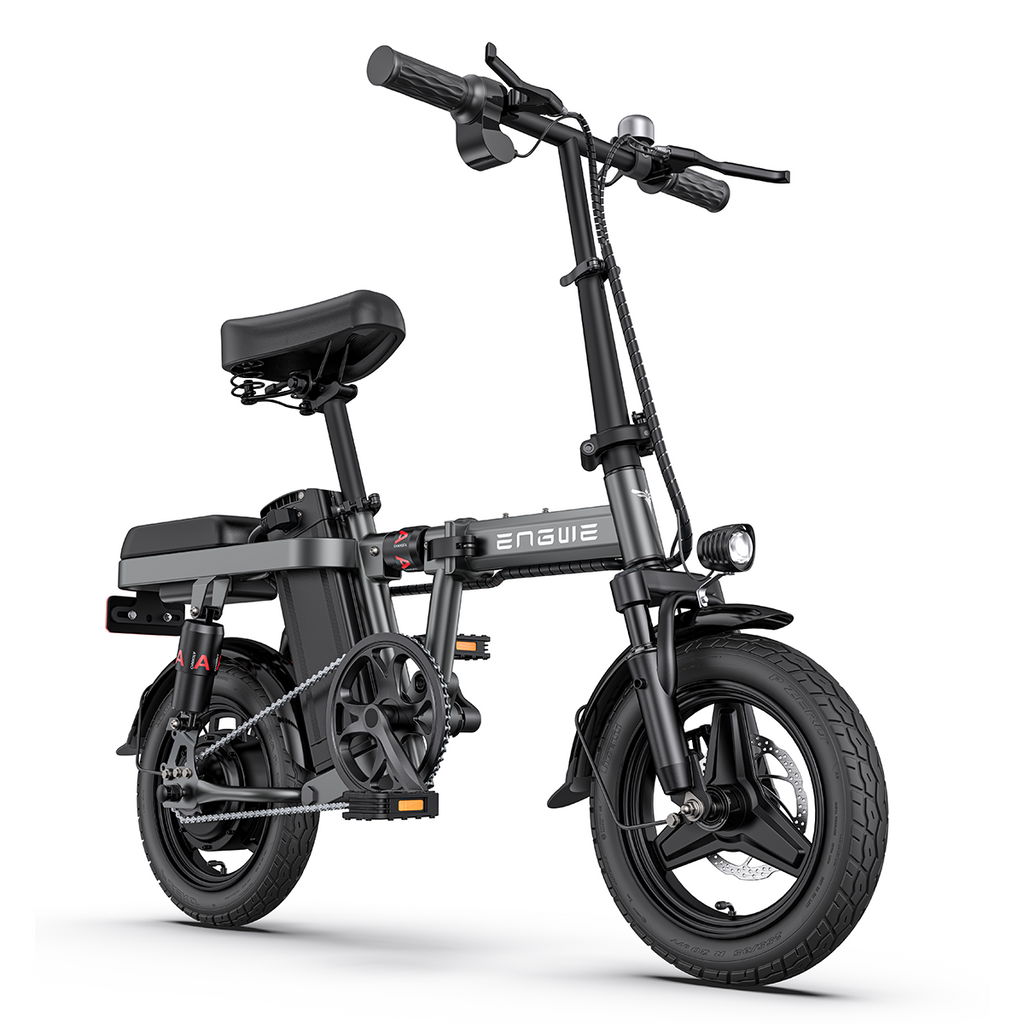 gray engwe t14 mini electric bike