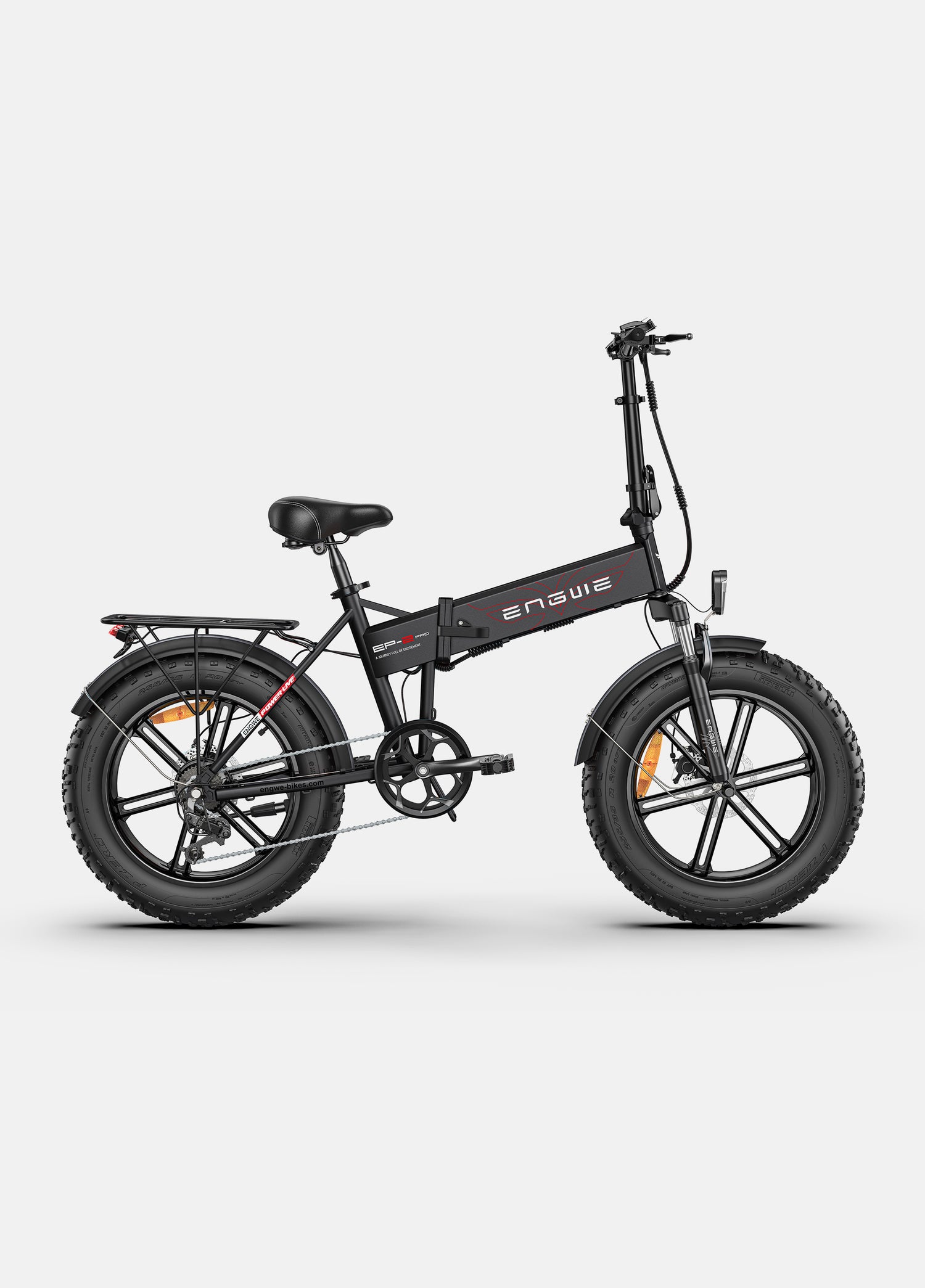 black engwe ep-2 pro folding electric bike